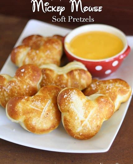 Disney Inspired Mickey Mouse Soft Pretzels