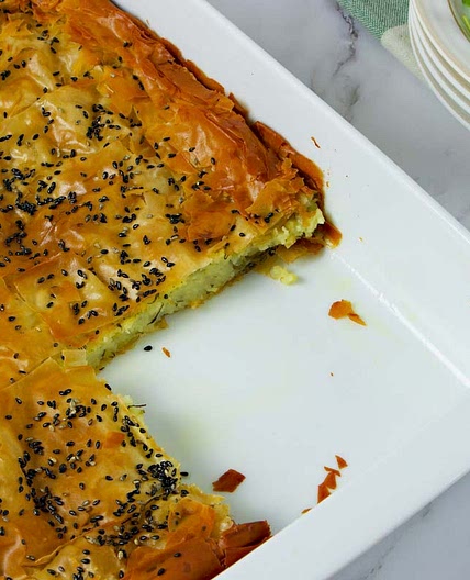 Vegan Filo Potato Pie