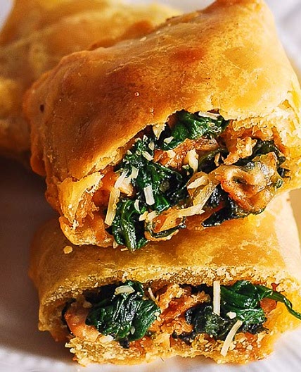 Chicken and Spinach in Puff Pastry