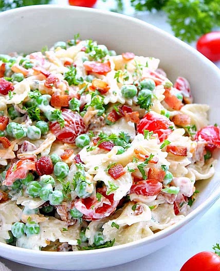 Bacon Ranch Pasta Salad Recipe