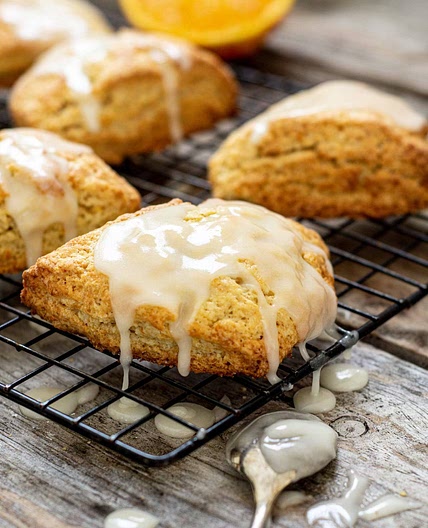 Orange Cardamom Scones