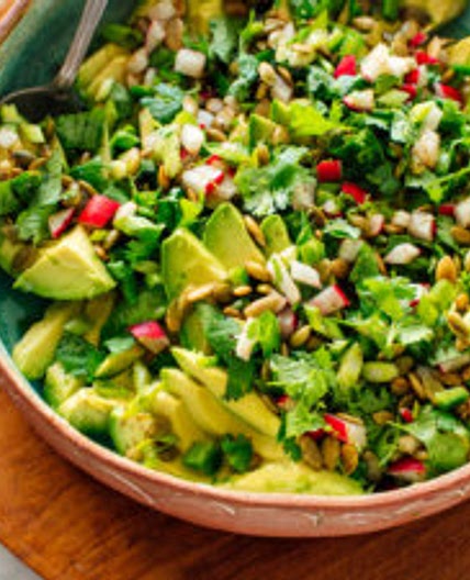 Fresh Herbed Avocado Salad