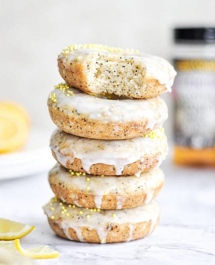 Lemon Poppy Seed Donuts
