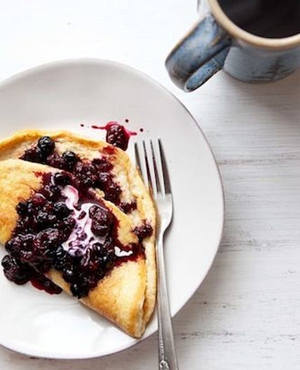 Sweet Omelet with Berries