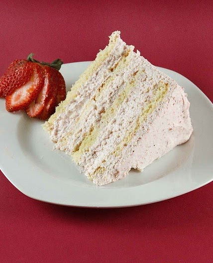 Italian Strawberry Cream Cake