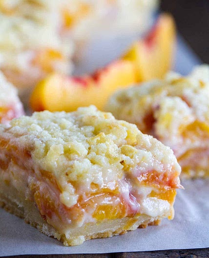 Peaches and Cream Bars