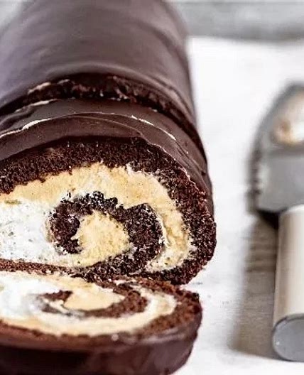 Chocolate Pumpkin Cake Roll