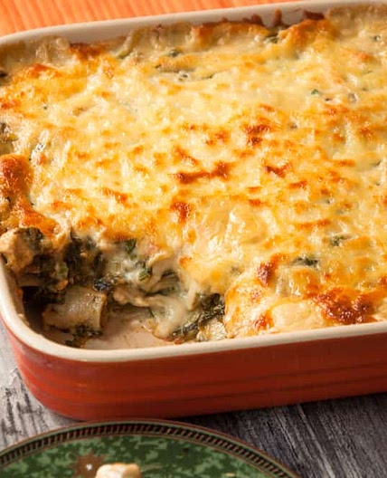 Chicken And Spinach Lasagna