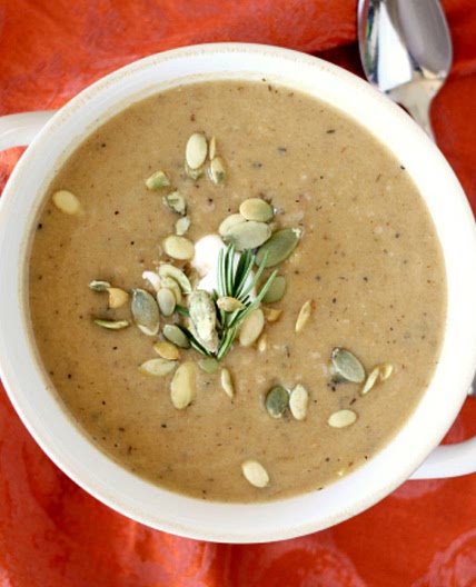 Creamy Roasted Vegetable Soup