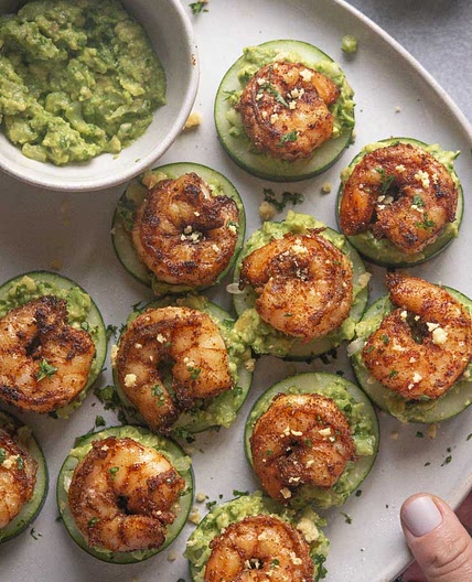 Shrimp Cucumber Bites