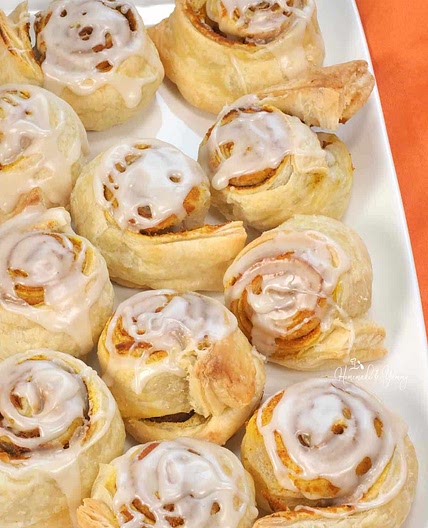 Puff Pastry Pumpkin Rolls