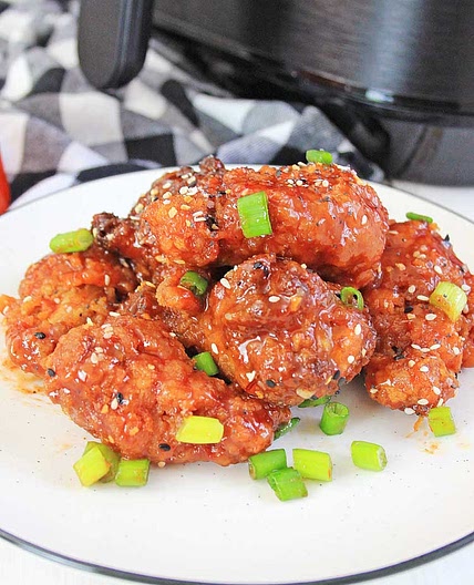 Sweet Chili Air Fryer Asian Chicken Wings