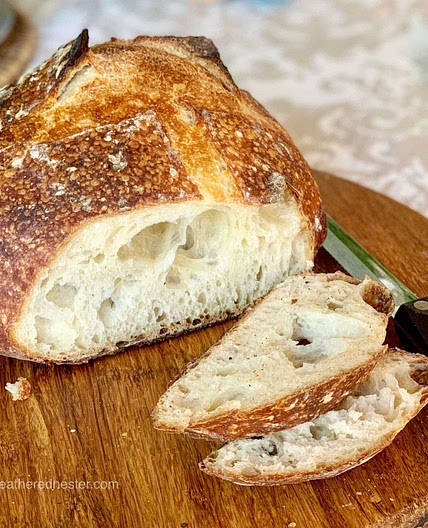 Easy Overnight Sourdough Bread
