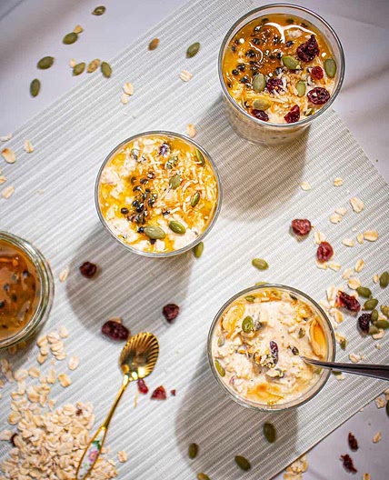 Passionfruit Overnight Oats (Dairy-Free)