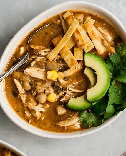 Healthy White Chicken Chili