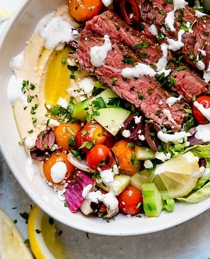 Mediterranean Steak Bowls