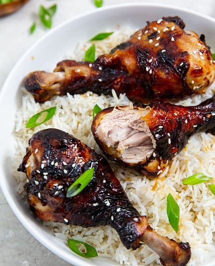 Air Fryer Teriyaki Chicken Legs