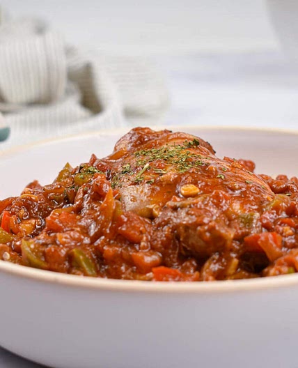 Slow Cooker Chicken Cacciatore