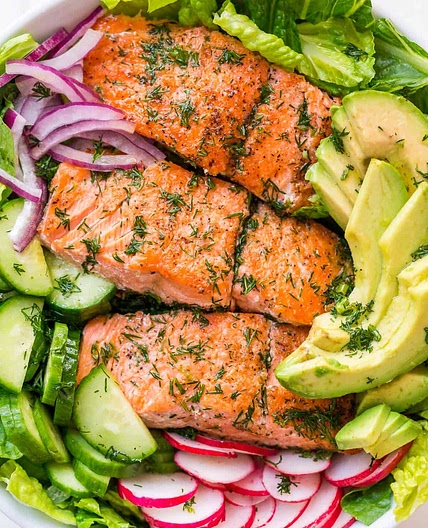 Avocado Salmon Salad Recipe