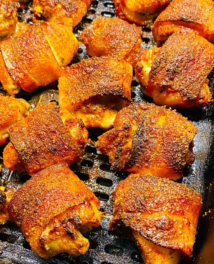 Air Fryer BBQ Bacon Ranch Chicken