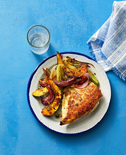 Sheet Pan Roasted Chicken