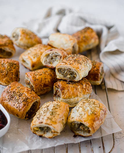 Lamb & Feta Sausage Rolls