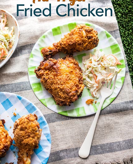 Air Fryer Buttermilk “Fried” Chicken