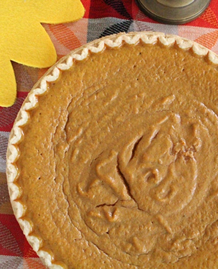 Pumpkin pie without canned milk