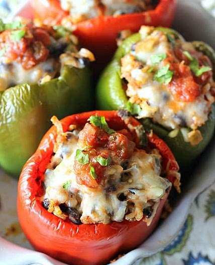 Black Bean Stuffed Peppers