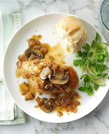 White Wine Garlic Chicken