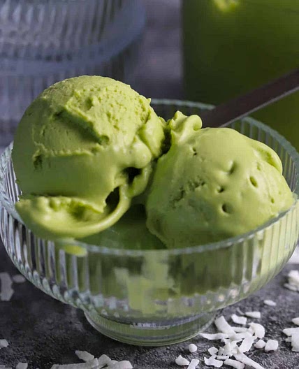 Vegan Ninja Creami Ice Cream - Coconut Matcha