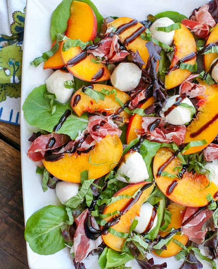 Peach Caprese Salad