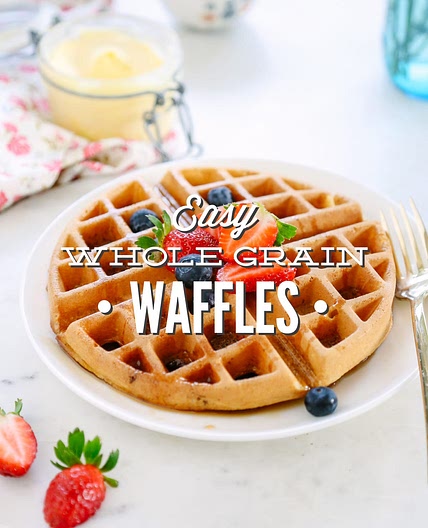 Easy Einkorn Waffles (Freezer-Friendly)