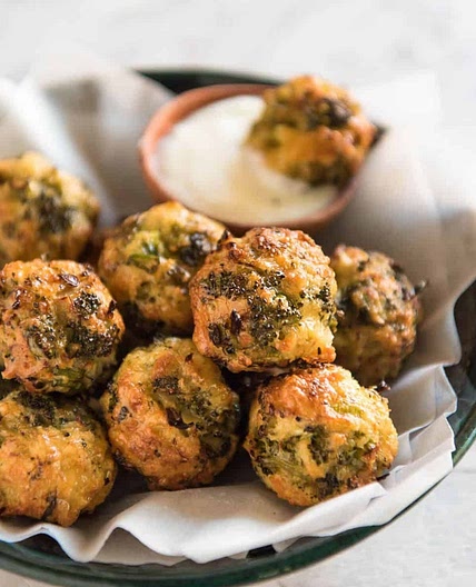 Baked Broccoli Cheese Balls