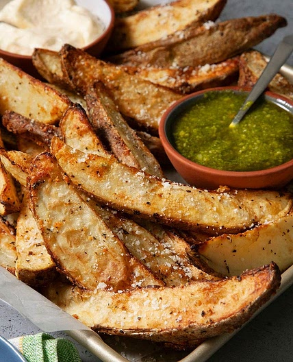 Air-Fryer Potato Wedges