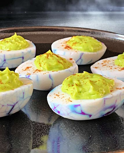 Halloween Deviled Eggs Recipe That's SUPER Spooky!