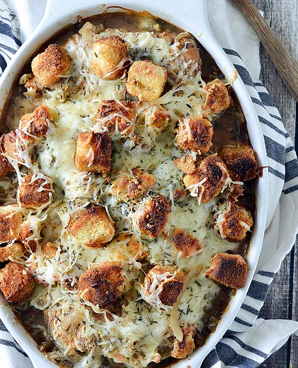 Slow Cooker French Onion Chicken