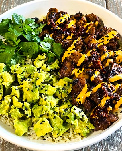 Chili Crisp Chicken Bowls