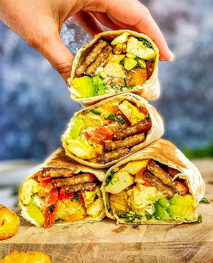 Vegan Breakfast Burritos