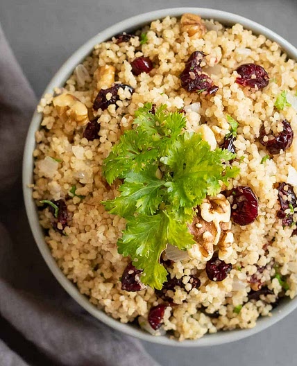 Spiced Cranberry Walnut Couscous
