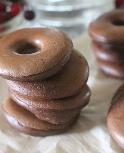 Mini Keto Chocolate Donuts with Almond Butter
