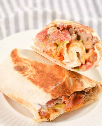 Nacho Cheese Beef Wrap