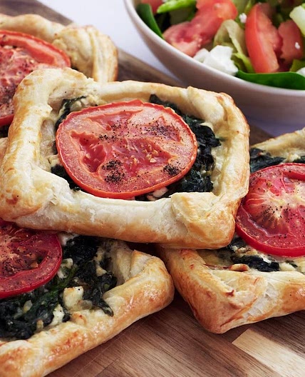 Spinach and Feta Galettes