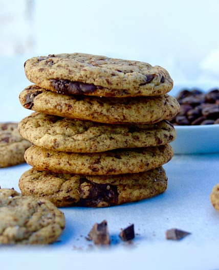 Dark Chocolate Chip Espresso Cookies