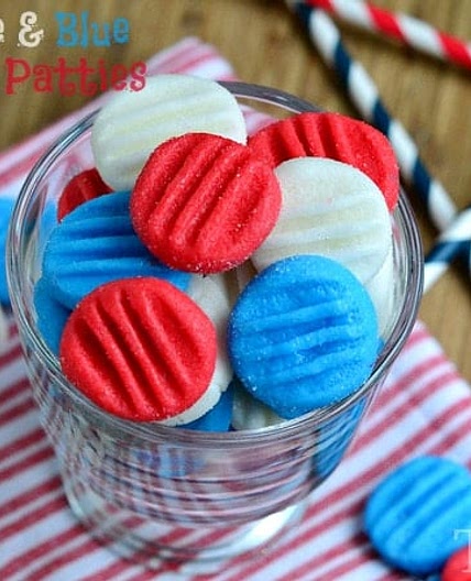 Red, White and Blue Patriotic Peppermint Patties