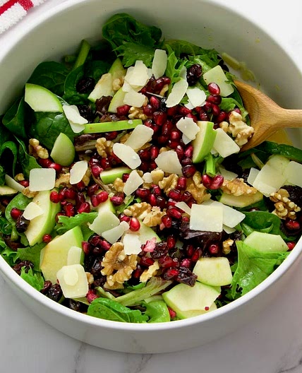 Festive Pomegranate & Apple Salad