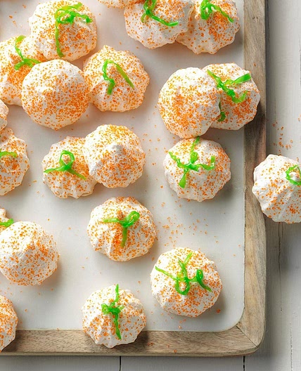 Mini Meringue Pumpkins