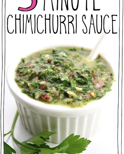 5 Minute Chimichurri Sauce