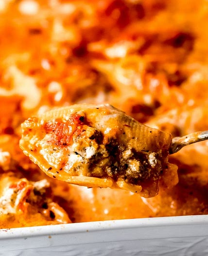 Venison Lasagna Stuffed Shells