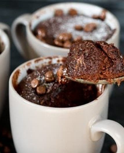 Chocolate Caramel Mug Cake - The Perfect Dessert For One